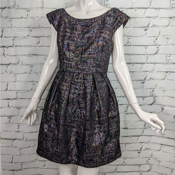 Mink Pink Y2k dress, Twee style dress Retro inspired metallic size small. - Picture 1 of 9